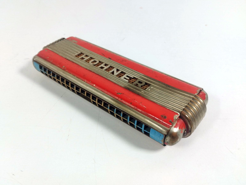 armónica instrumento musica viento metal 2.2x16x17x6 1u